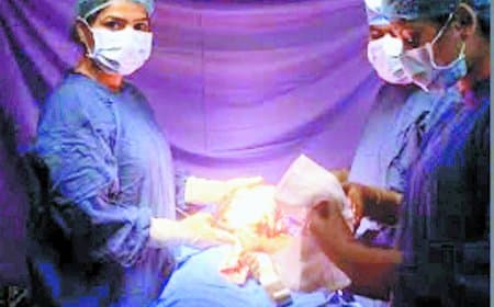 महिला के गर्भाशय से तीन किलो गांठ सफल सर्जरी में निकाली, स्वास्थ्य बेहतर