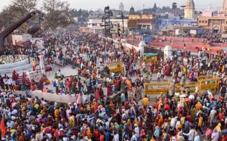 रामनवमी आज: दोपहर में होगा रामलला का सूर्याभिषेक...उमड़ा आस्था का सैलाब 