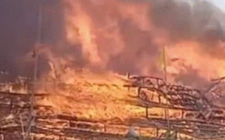 अयोध्या हादसा: रामनवमी पर लक्ष्मीनारायण महायज्ञ के पंडाल में लगी भीषण आग, मची अफरा-तफरी