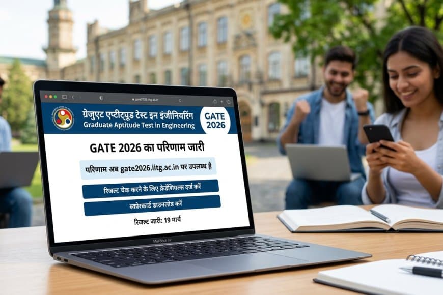 GATE 2026 Result Out: आईआईटी गुवाहाटी ने जारी किया गेट परीक्षा का परिणाम, ऐसे करें चेक