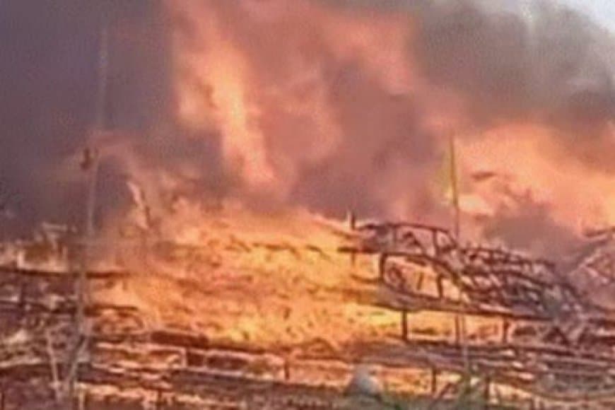 अयोध्या हादसा: रामनवमी पर लक्ष्मीनारायण महायज्ञ के पंडाल में लगी भीषण आग, मची अफरा-तफरी