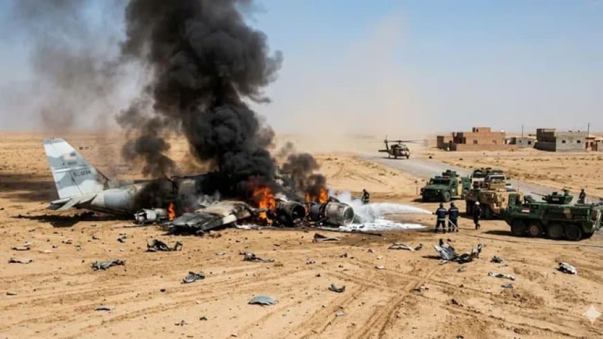 अमेरिका का विमान इराक में क्रैश... संघर्ष के बीच क्षेत्र में बढ़ा तनाव