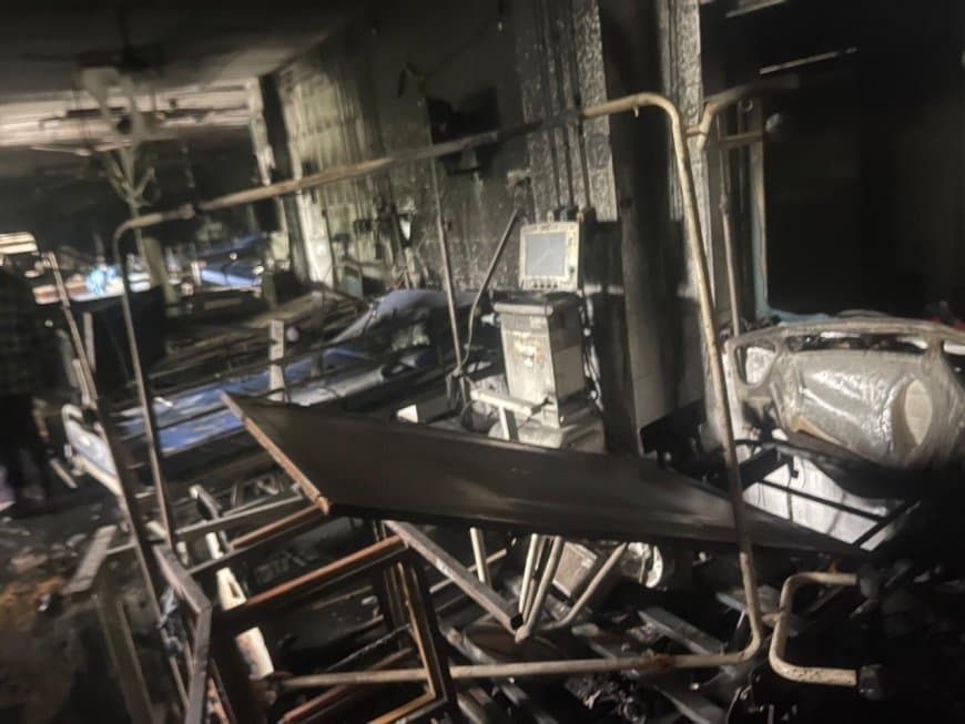 ओडिशा: कटक के अस्पताल में लगी आग, 10 मरीजों की मौत