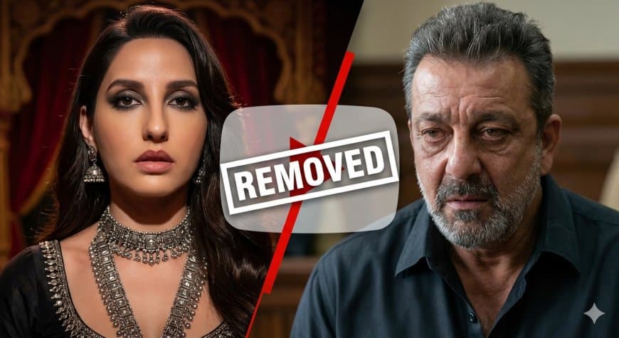 नोरा फतेही और संजय दत्त का गाना 'सरके चुनर तेरी' यूट्यूब से हटा, अश्लीलता के आरोप में NHRC का एक्शन