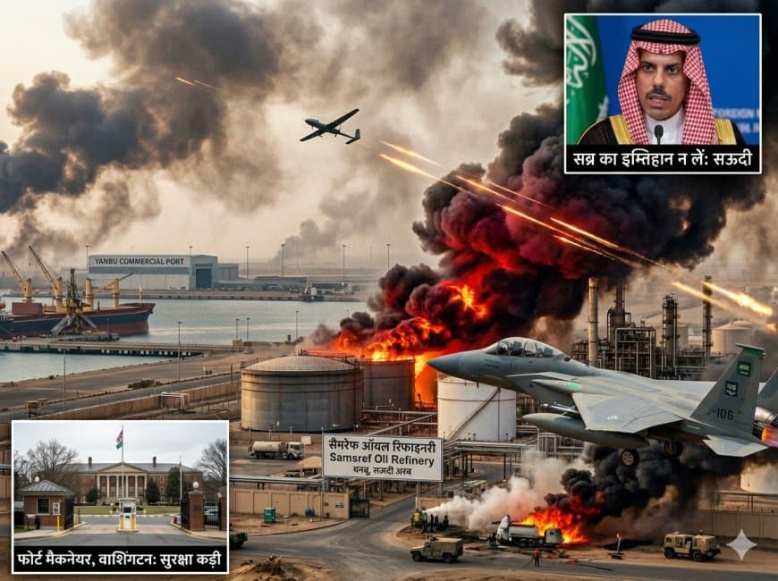 ईरान-इजराइल युद्ध डे 20: सऊदी रिफाइनरी पर हमला, अमेरिका में ड्रोन अलर्ट