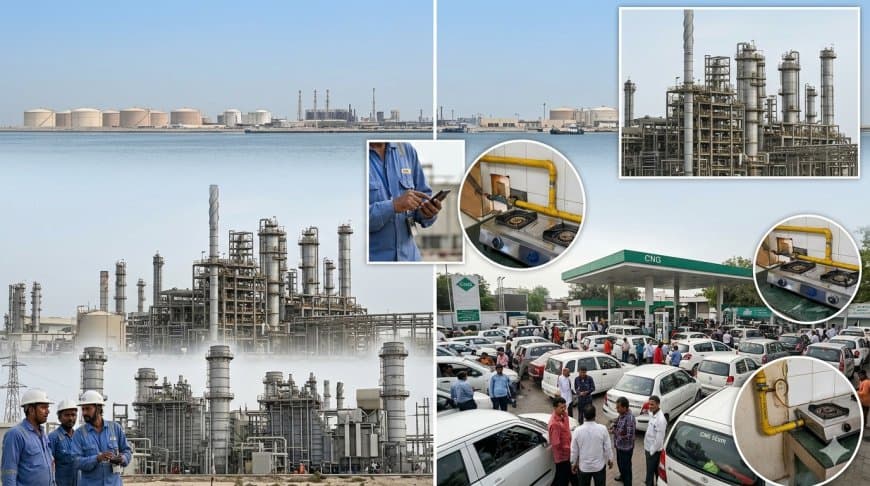 कतर गैस प्लांट पर हमला: भारत में ऊर्जा संकट, 20% गैस सप्लाई ठप