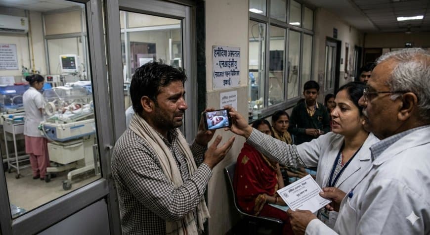 भोपाल के हमीदिया अस्पताल में लापरवाही? मृत घोषित होने के 4 घंटे बाद नवजात की चली सांसें, परिजनों ने बनाया वीडियो