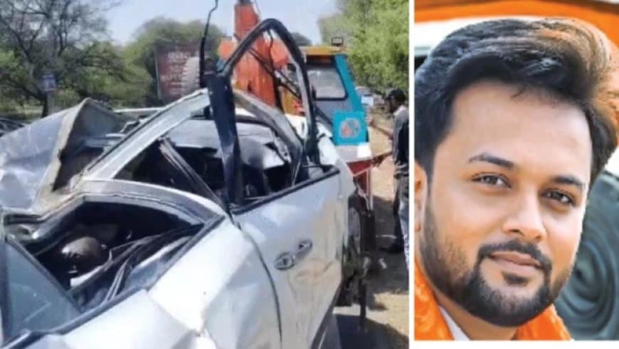 भोपाल: तालाब की बाउंड्री से टकराई कार पलटी... चालक की मौत