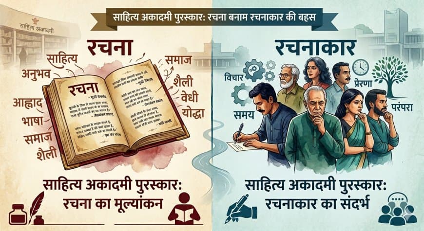 साहित्य अकादमी पुरस्कार: कृति बनाम रचनाकार की बहस