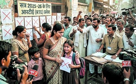 आरटीई प्रवेश में बड़ी छंटनी, 4260 सीटों पर 2738 बच्चे पहले चरण में बाहर