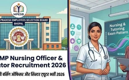 मध्यप्रदेश: भर्ती विज्ञापन में विरोधाभास... नर्सिंग आफिसर और सिस्टर ट्यूटर के आवेदन करो स्वीकार