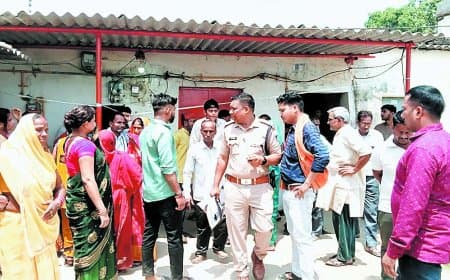 जमीन विवाद में युवक की पीट-पीटकर हत्या, पत्नी घायल, पांच आरोपी हिरासत में