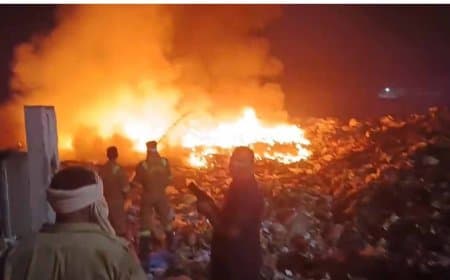मध्यप्रदेश: आधी रात धधक उठा भोपाल का कचरा प्लांट... सुबह तक उठती रहीं लपटें...अन्ना नगर में हड़कंप