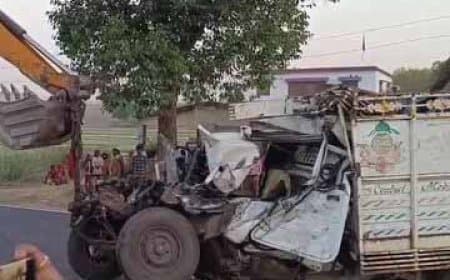 मध्यप्रदेश: सारंगपुर में दो वाहनों की भिड़ंत, दो महिला की मौत... 21 घायल,16 गंभीर शाजापुर रेफर