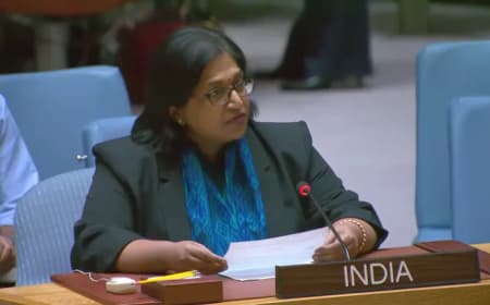 UNSC में भारत की दोटूक: होर्मुज जलडमरूमध्य में जहाजों पर हमले बर्दाश्त नहीं, ईरान और अमेरिका तनाव पर जताई चिंता