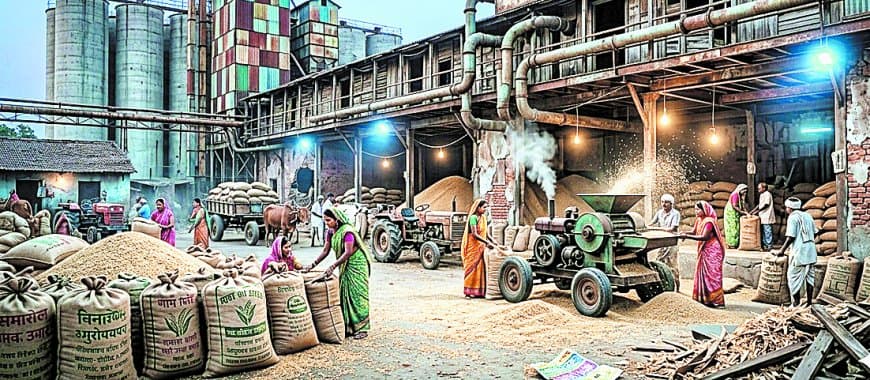 गोदामों में 500 एमटी चावल की गुणवत्ता पर जांच, अनसेफ होने का संदेह