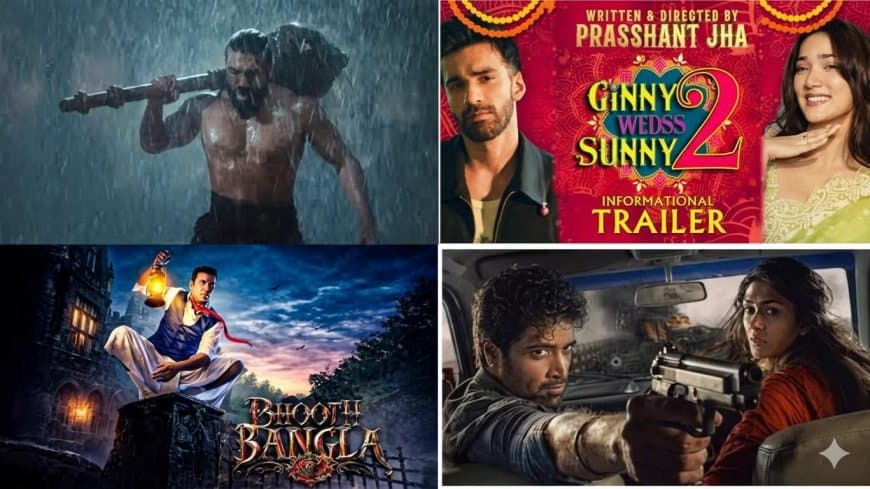 बॉलीवुड रिलीज अप्रैल 2026: भूत बंगला, डकैत और पेद्दी समेत इन बड़ी फिल्मों का बॉक्स ऑफिस पर होगा मुकाबला