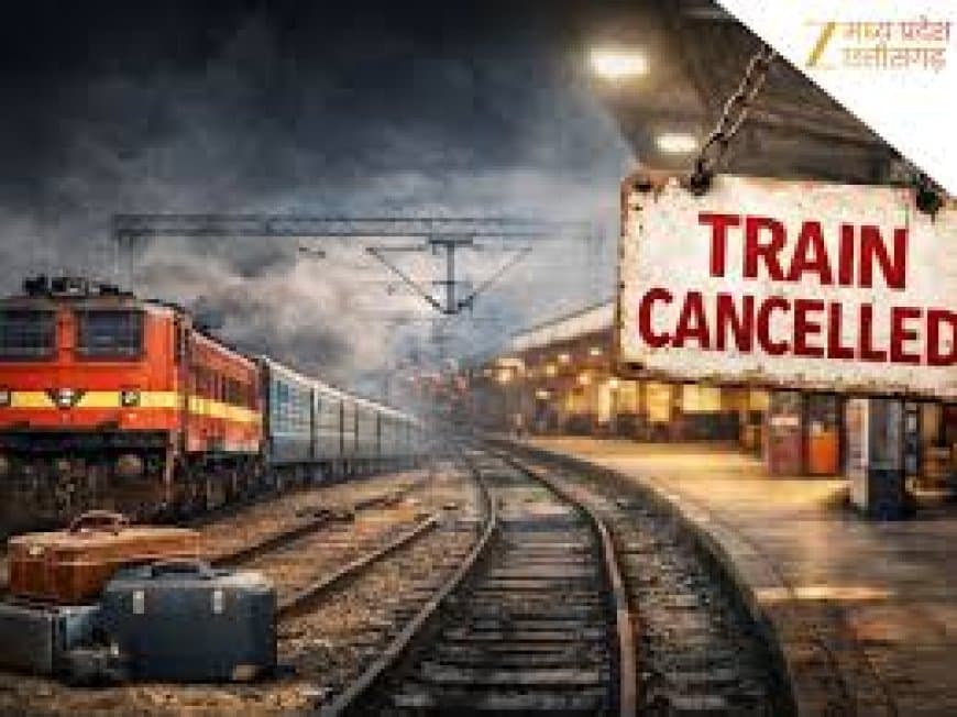 भोपाल रेल मंडल अलर्ट: गोंदिया में ट्रैक कार्य से छत्तीसगढ़ और अमृतसर एक्सप्रेस समेत कई ट्रेनें रद्द