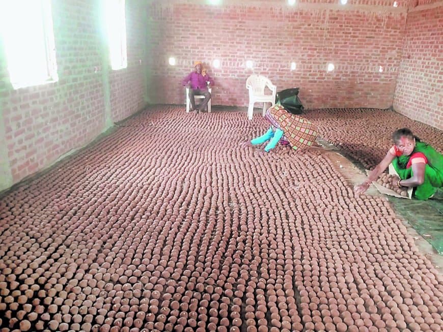 आदिवासी महिलाओं ने माटी की गेंद में सहेजी औषधियों की संपदा