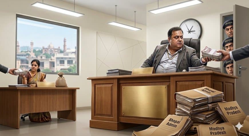 मध्य प्रदेश में भ्रष्टाचार के खिलाफ सरकार की जीरो टॉलरेंस नीति अब केवल जुमला बनकर रह गई है।