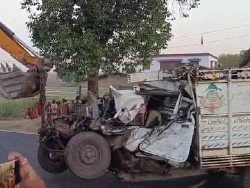 मध्यप्रदेश: सारंगपुर में दो वाहनों की भिड़ंत, दो महिला की मौत... 21 घायल,16 गंभीर शाजापुर रेफर