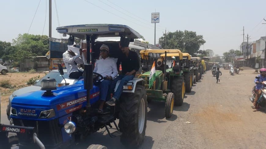 हरदा किसान आंदोलन: 10 हजार किसानों का महापड़ाव, ट्रंप के नाम ज्ञापन देकर मांगा MSP