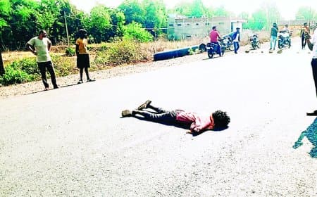 एनएच-39 पर पहले ठोकर मारी, फिर दोबारा चढ़ाया पहिया, युवक की मौत