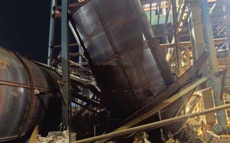 मध्यप्रदेश: नरसिंहपुर में मरम्मत के दौरान डीडीएस टैंक गिरा... दो मजदूरों का धड़ शरीर से हुआ अलग