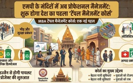 एमपी के मंदिरों में अब प्रोफेशनल मैनेजमेंट: शुरू होगा देश का पहला 'टेंपल मैनेजमेंट कोर्स'