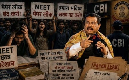 अब प्रधान ने तोड़ी चुप्पी... किया एलान- छात्रों को 15 मिनट अतिरिक्त समय और 14 जून तक प्रवेश पत्र 