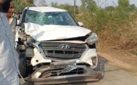शहडोल में भीषण सड़क हादसा: कार और बाइक की टक्कर में युवती समेत 3 की मौत, ब्यौहारी के भन्नी गांव के थे मृतक