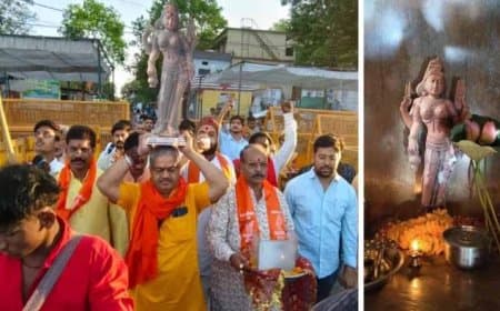 मध्यप्रदेश: राजा भोज की जय...मां वाग्देवी की जय हो.... जयघोष से गूंजी धार भोजशाला