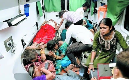 मैहर जा रही ट्रैक्टर-ट्रॉली पलटी, तीन मौतें, रेस्क्यू दौरान टीआई भी गंभीर घायल हुए