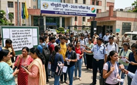 CUET UG 2026 Cancelled or Delayed: सीयूईटी परीक्षा में तकनीकी खराबी से हंगामा, NTA ने बदला शिफ्ट का टाइम