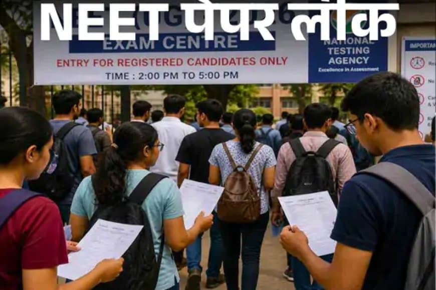 नीट-यूजी-2026: एनटीए ने किया री-एग्जाम तिथि का एलान... 21 जून को देशभर में दोबारा होगी परीक्षा