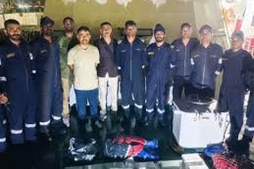 गुजरात में बड़ी ड्रग्स बरामदगी: कच्छ तट पर 1180 करोड़ की कोकीन जब्त, 3 विदेशी आरोपी गिरफ्तार