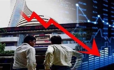 एमपीसी के फैसले बाद घरेलू बाजार में गिरावट...सेंसेक्स 9.52 और निफ्टी 17.15 अंक गिरा