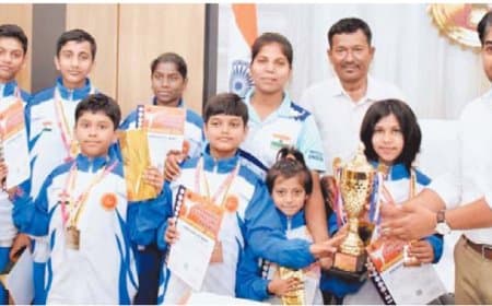 नेपाल कराटे चैंपियनशिप में सिंगरौली के खिलाड़ियों ने जीते दस पदक