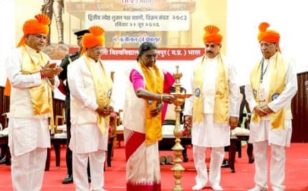 शिक्षा केवल डिग्री नहीं, नवाचार और संस्कार का माध्यम है: राष्ट्रपति मुर्मु