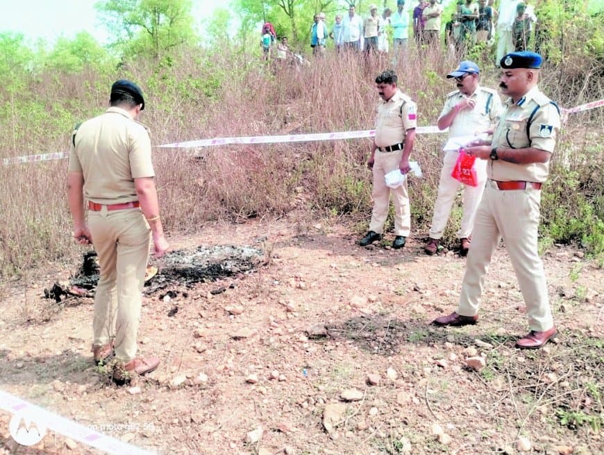 खोरखा जंगल में महिला का जला शव मिलने से फैली सनसनी