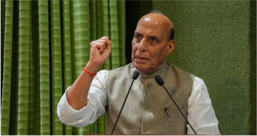 भारत: राजनाथ की दो टूक- सिंधु का पानी आतंकियों और मानवता के दुश्मनों के संरक्षकों तक नहीं पहुंचने देंगे 