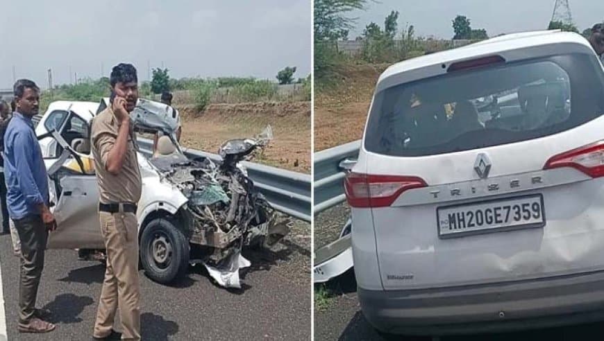 मध्यप्रदेश में भीषण हादसा: मंदसौर में ट्रक में घुसी कार, औरंगाबाद के चार लोगों की मौत