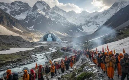 अमरनाथ यात्रा: हर-हर महादेव के जयकारे से गूंज रही घाटी... पांच दिन में 1.13 लाख  लोगों ने किए दर्शन