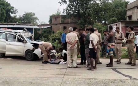 मध्यप्रदेश: हाइवे पर ट्रक से टकराई कार...  पांच लोगों की मौत... हादसे के बाद मौके से चालक फरार 