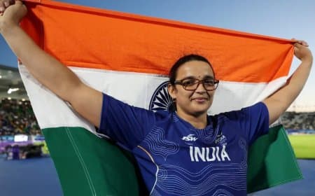 कॉमनवेल्थ गेम्स: भारत की सीमा कालीरमन ने किया कमाल... मां बनने के बाद मैदान पर लौटीं, जीता ब्रॉन्ज