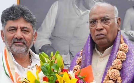 कर्नाटक में शिवकुमार कैबिनेट का विस्तार: 20 मंत्रियों में 12 नए चेहरे, गायत्री शांतेगौड़ा एकमात्र महिला 
