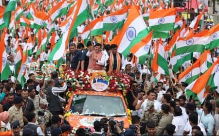 आजादी के अमृतकाल तक भारत बनेगा विश्व का सर्वश्रेष्ठ देश, भोपाल में निकली भव्य तिरंगा यात्रा