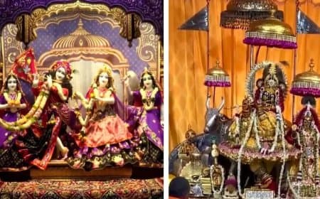 जन्माष्टमी: यूपी के मथुरा से लेकर एमपी के महाकाल की नगरी तक गूंजा राधे-राधे... मंदिरों में उमड़ा जनसैलाब