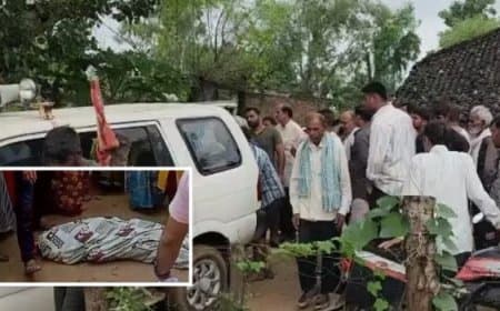 रीवा में जमीन विवाद के खौफनाक नतीजे, पति ने मूसल से कुचलकर पत्नी और बेटी की हत्या की