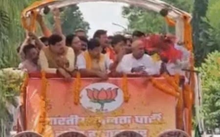 BJP National President Nitin Naveen in Indore: स्वामित्व योजना के तहत 50 लाख लोगों को मिलेगी फ्री रजिस्ट्री, मध्य प्रदेश बना देश का पहला राज्य